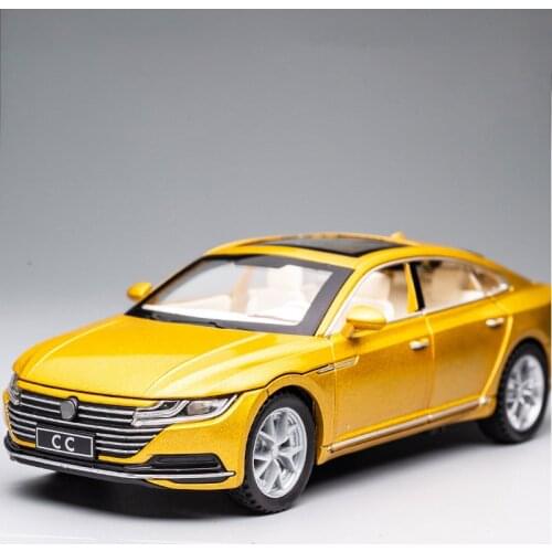 Free Shipping High Simulation All New Diecast Model Car VolkswagCC 1:32 Metal Alloy Car Lights Boys Toys Vehicles Gifts For Kids