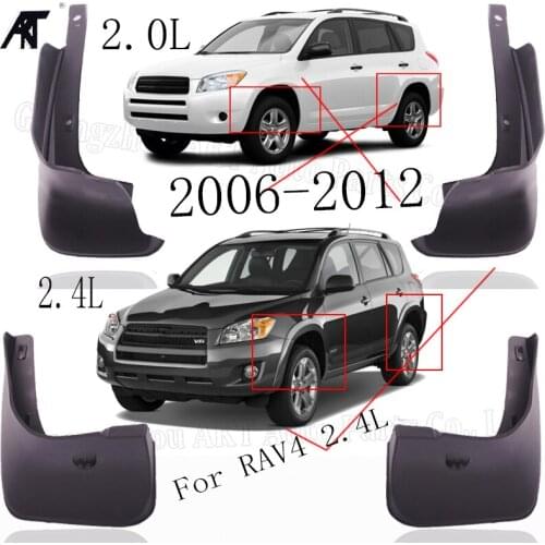 Mud Flaps For Toyota RAV4 RAV-4 2.4 2005-2013 Set Mud Flaps Mudflaps Splash Guards Mud Flap Mudguards Fender