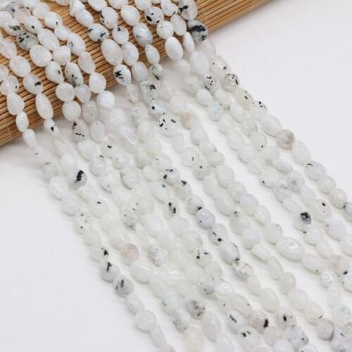 Natural Stone Beads Irregular Shaped Black Hair Crystal Loose Spacer Beaded For Jewelry Making DIY Bracelet Necklace Accessories