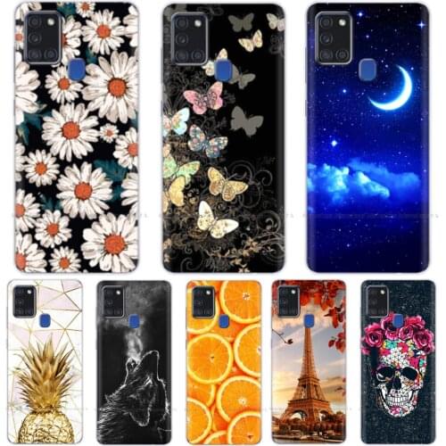 For Samsung A21S Case Phone Cover Silicon Soft TPU Back Cover for Samsung Galaxy A21S Case 6.5" A20S A 21S A21 S Cute Bumper