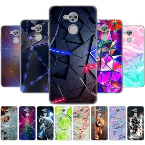 Cover phone case for huawei honor 6A soft tpu silicon back cover 360 full protective printing clear coque