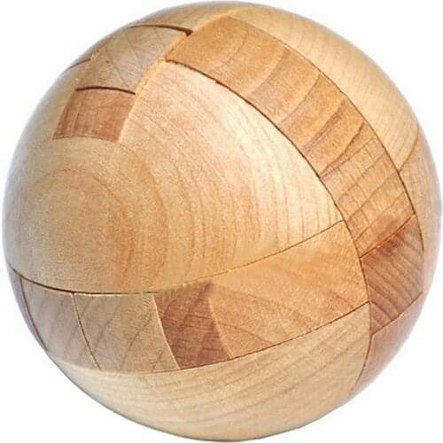 Wooden Puzzle ic Ball Brain Teasers Toy ligence Game Sphere Puzzles For Adults/Kids