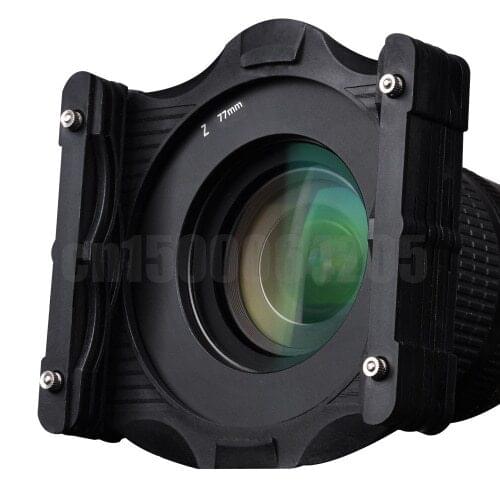 2 in 1 Zomei 100mm Square Z-PRO Series Filter Holder Support+ 77mm ada[ter Ring for cokin Z