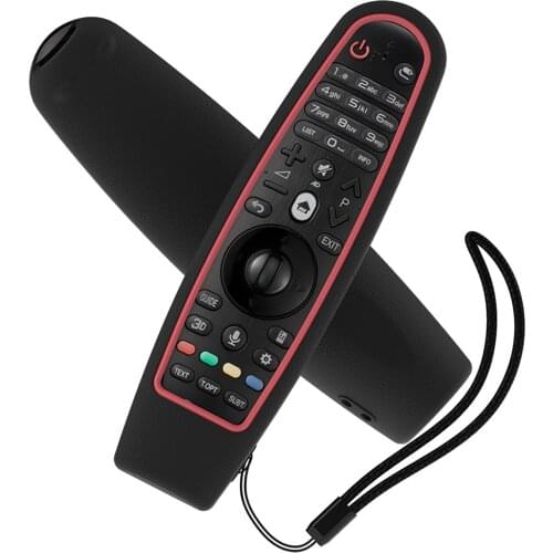 For LG AN-MR600 AN-MR650 AN-MR18BA AN-MR19BA Magic Remote Control Protective Case Non-slip Anti-fall Silicone Cover with Lanyard