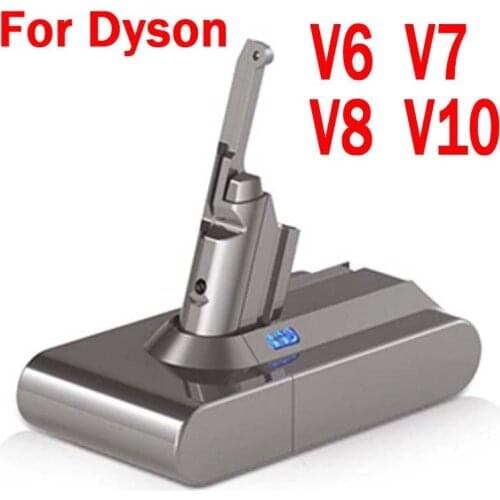 Rechargeable Vacuum Cleaner Battery For Dyson V8 V6 V7 V10 Series SV07 SV09 SV10 SV12 DC62 Absolute Fluffy Animal Pro Batteries