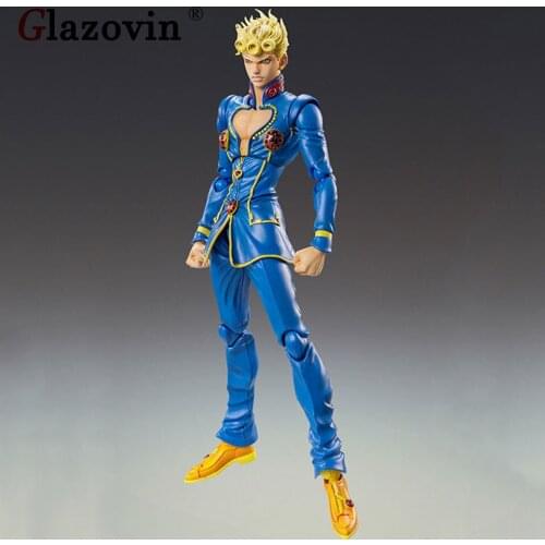 Glazovin Original Medicos Super Action Statue JoJos Bizarre Adventure Golden Wind Giorno Giovanna Second Movable Action Figure