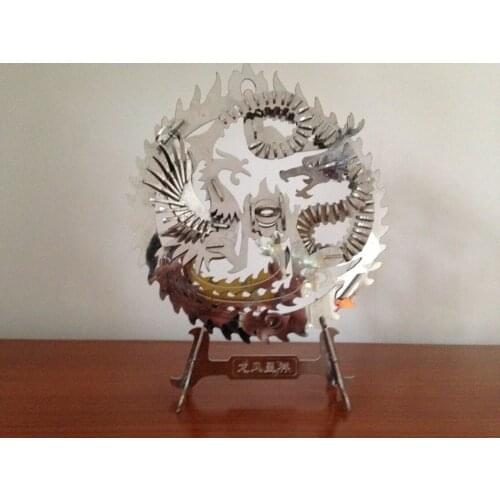 Dragon and phoenix CAD DWG drawing file for cnc cutting