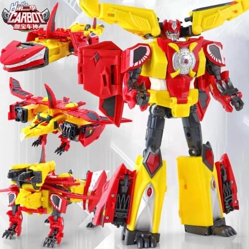 Hello Carbot King Gaiz Toys Korean Anime Cartoon Autobots Deformed Car Robot Action Figure Model Combination Childrens gifts