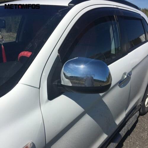 For Mitsubishi Outlander ASX RVR 2007-2011 2012 Chrome Rearview Side View Door Mirror Cover Trim Frame Exterior Accessories