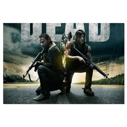 The Walking Dead Movie Art Film Print Silk Poster Home Wall Decor 24x36inch