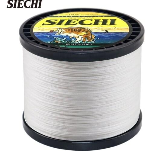 SIECHI 300M 500M 1000M Fishing Line 8 Strands Braided Fishing Line Multifilament PE Line