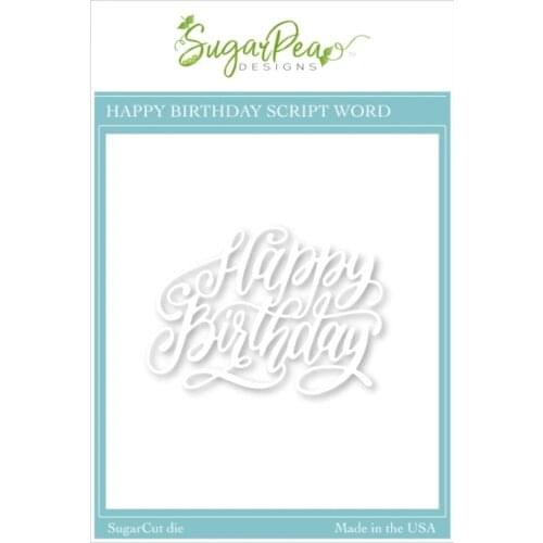 2021 AliliArts Metal Cutting Dies Happy Birthday diy Scrapbooking Photo Album Decorative Embossing PaperCard Crafts Die