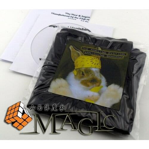 Amazing Mystical Vanishing Bandana by Robert Hass - stage close-up vanish banana magic - free shipping - wholesale