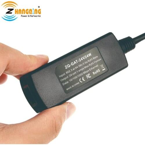 24V PoE Converter 24V 24W Output 24v For MikroTik PoE Device gigabit PoE converter for 24 volt devices from 802.3af/at