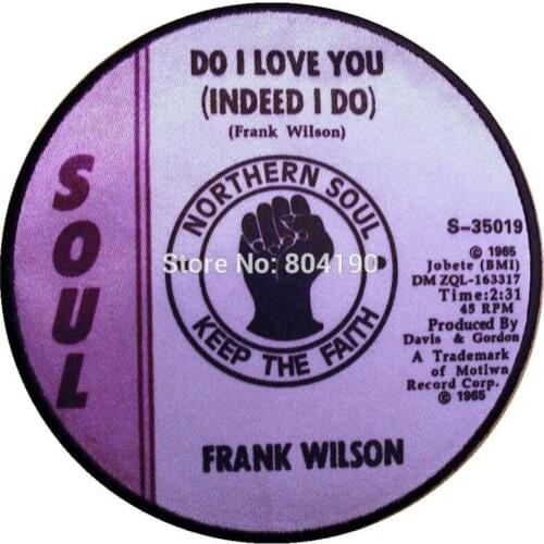 4" DO I LOVE YOU NORTHERN SOUL KEEP THE FAITH FIST Metal Rock Punk retro sew applique iron on patch Gift Biker Vest Patch