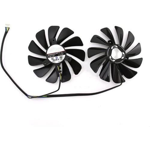 1 Pair Graphics Card Radiator Cooler Graphics Card for XFX RX 5600XT 6GB RX5500 XT Graphics Card Accessories