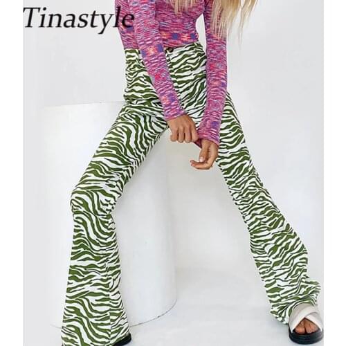 Женские брюки клеш Tinastyle China At AliExpress