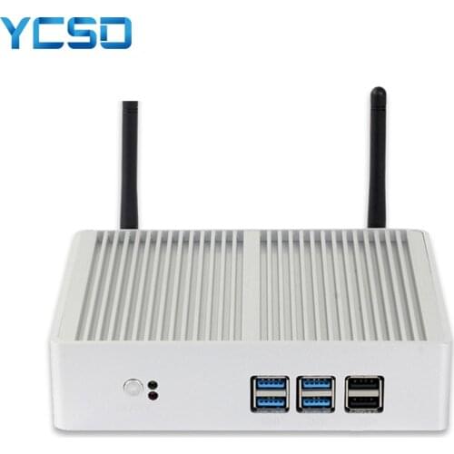 YCSD Mini PC Intel Core i3 7100U i7-4500U Windows 10 pro HTPC 4K Nettop Office Computer HDMI VGA WiFi Tv Box Minipc DDR3L