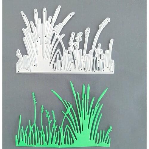 Green grass, flowers, decorative metal cutting dies, clipping books, paper knives, stamping moulds, new flowers