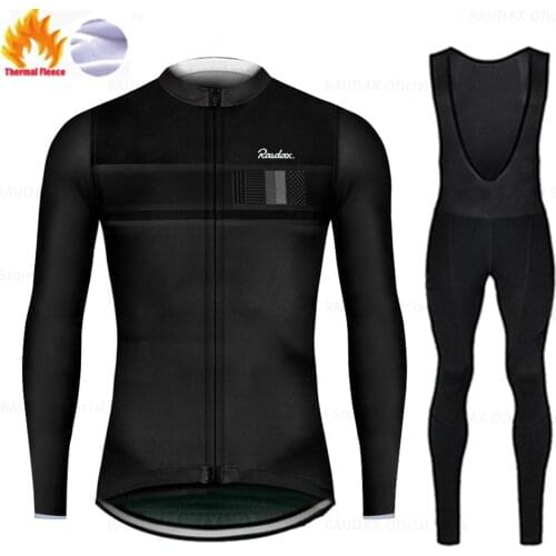 Winter Cycling Jackets Men 2021 Team Winter Cycling Clothing MTB Cycling Bib Pants Set Ropa Ciclismo Triathlon Cycling Kit