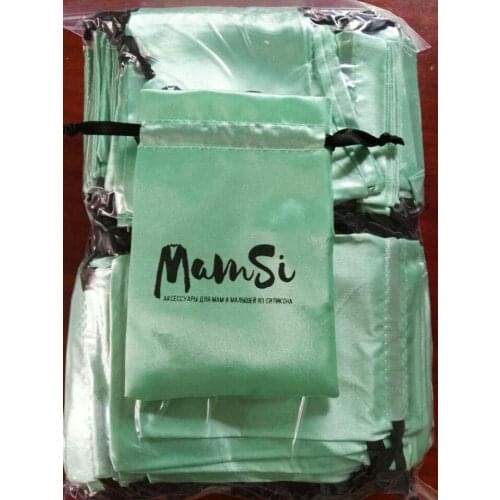 1000pcs custom size 13*16cm black satin drawsting bags custom gift pouch satin jewelry bag with one color prrinting