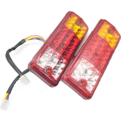 12-60V Electric vehicle tricycle taillight three-wheel car turn signal brake rear tail light Warning Indicator Lamp 2pcs