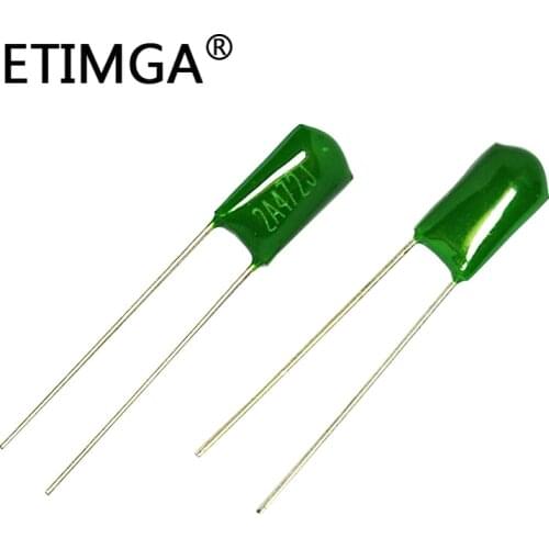 30PCS/LOT Polyester Film Capacitor 2A472J 100V 472PF 4700pF 4.7nF 100V/472J