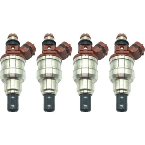 4pcs 23209-35040 23250-35040 Fuel injector for TOYOTA EU Hilux 88~89 4RUNNER TRUCK 88~95 Land Cruiser 88~96 Hilux 1988 2.4L