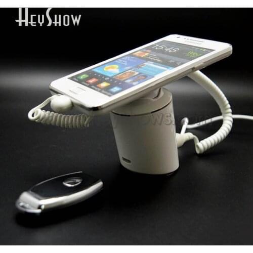 5pcs/lot Chargable Mobile Smartphone Security Anti Theft Display Stand Cellphone Burglar Alarm System Holder For Retail Shop