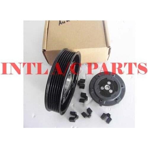 7SEU17C auto air conditioning ac a/c compressor magnetic clutch for AUDI A6 2.4L 6pk pulley
