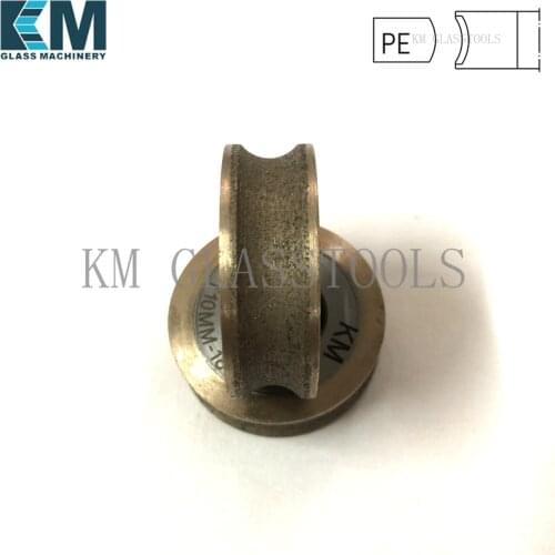 Free Shipping! D50x22xPE3/4/5/6/8/10/12/15/19MM Pencil edge Peripheral Daimond wheels,trapezoid wheel,For Glass grinding machine