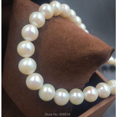 9MM 10Pcs ( Round Highlight ) 100% Natural Fresh Water Pearl Beads Jewelry Loose Beads