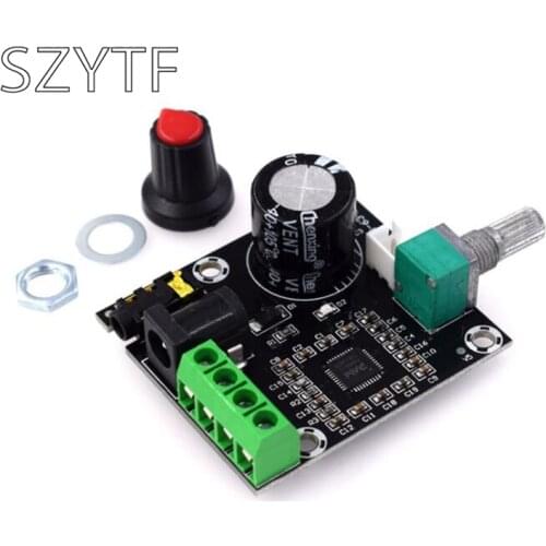 PAM8610 dual channel 12V high-definition power amplifier board pure digital power amplifier 15W*2 high power