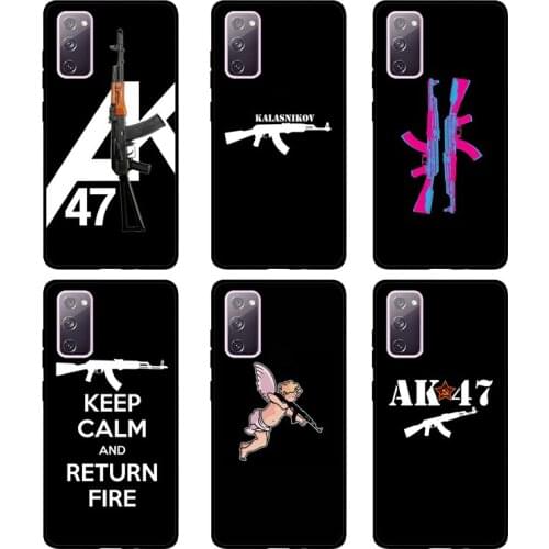 AK-47 For Samsung S20 FE S10e S8 S9 Plus S10 Lite Case For Galaxy Note 20 Ultra Note 10 9 Coque