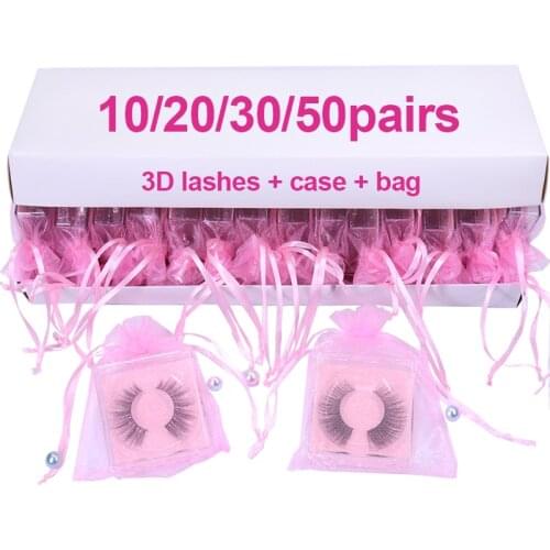 Bulk Custom Logo Natural 3D 5D Mink Eyelashes 8D nature fluffy Wispy Eyelash Vendors Wholesale with Customize Private Label