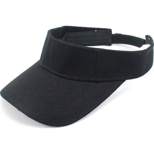 Spring summer Tennis Caps Sun Sports Visor Hat Men Women Adjustable cotton Visor UV Protection baseball Cap Hat for Golf Hiking