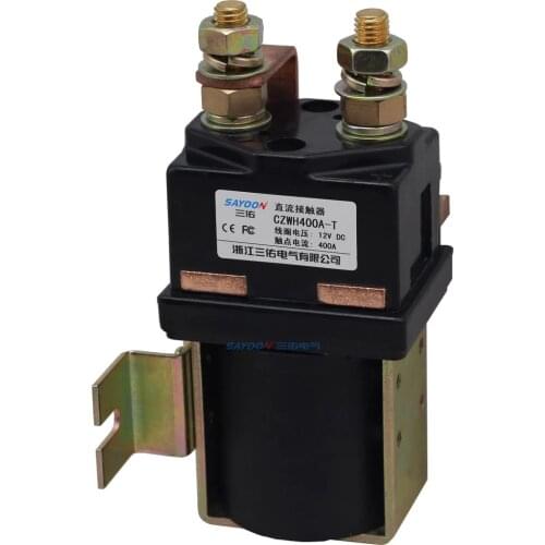 SAYOON CZWH400A-T DC 6V 12v 24V 36V 48V 60V 72V 400A contactor used for electric vehicles, engineering machinery and so on