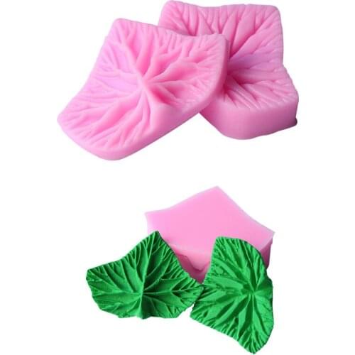 Leaf fondant silicone mold 3D flower cooking wedding decoration baking Sugar Craft Molds Leaves DIY Cake mold