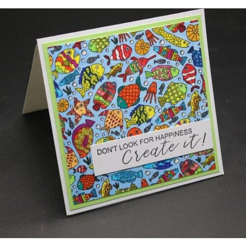 DABOXIBO Small Fish Element Clear Stamps Mold For DIY Scrapbooking Cards Making Decorate Crafts 2020 NEW Arrival