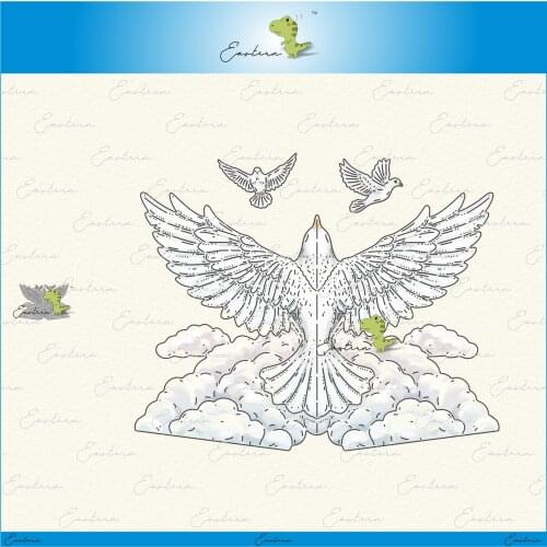 Soaring Dove 3D Card Shape metal cutting dies 2021 new diy molds Scrapbooking Paper Making die cuts crafts