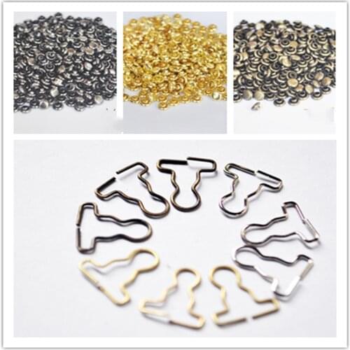 10sets 20sets 50sets Mini Doll Clothes DIY Metal Buckle fit for 1/6 BJD Blyth girls Azone Doll Accessories