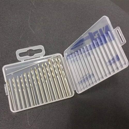 MANWAH MW-2148B Craft Tools High Quality White Steel Drill Set(15 Pcs) with File