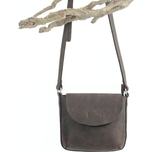 2020 New genuine leather shoulder bags top layer cowhide Fashion Simple style Women Small Messenger bag