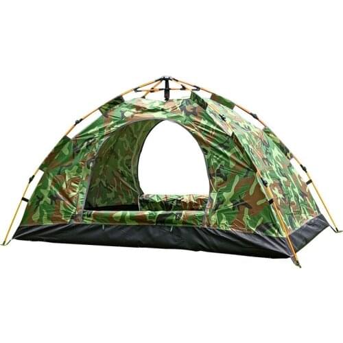 Outdoor Single Man Camouflage Camping Tent Jungle Equipment Picnic Automatic Speed Open Wigwam Fishing Accessories