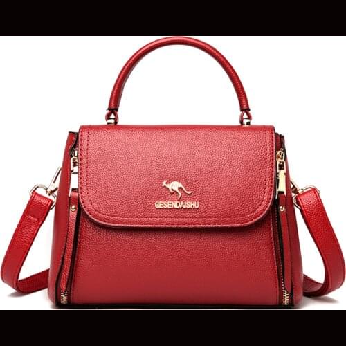 Luxury Handbags for Women Designer Brand Crossbody Bags Fashion Ladies Leather Shoulder Bag Casual Tote Vintage Zipper Flap Sac