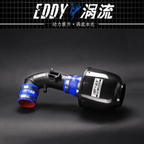 EDDY Intake System Air Intake Pipe & Carbon Fiber Air Filter for Honda City 1.5 2008 2009 2010 2011 2012 Car Engine Parts
