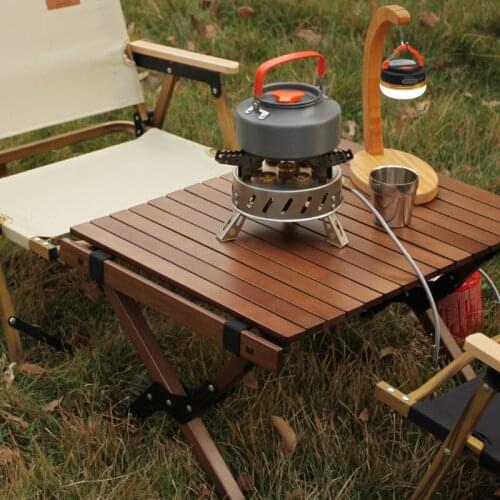 Folding Tables and Chairs Set Foldable Outdoor Furniture Bbq Grill Table Portable Backpack Folding Picnic Table Camping Table