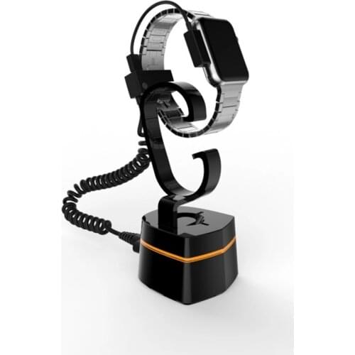 Black Smart Watch Security Display Stand Iwatch Burglar Alarm Sony Watch Anti Theft Black Holder Apple Watch Alarm System