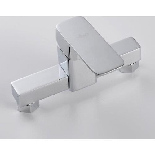 Bathroom Bath Shower Faucets Water Control Valve Wall Mounted Ceramic Thermostatic Valve Mixer Faucet Tap