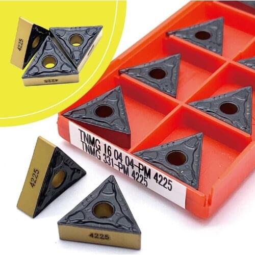 TNMG160408 PM4225 TNMG160404 PM4225 External Turning Tool Tnmg 160408 Cermet Grade Carbide Blade Turning Tool Turning Blade